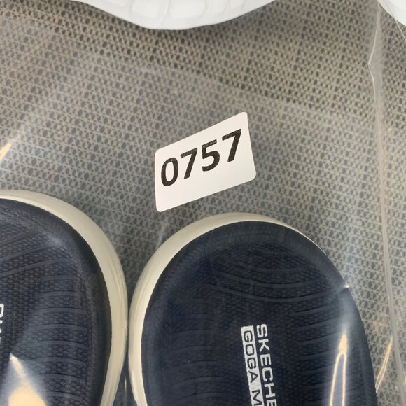 Skechers On-The-Go Womens Size 10 Navy Goga Mat Flip-Flops - Picture 8 of 9
